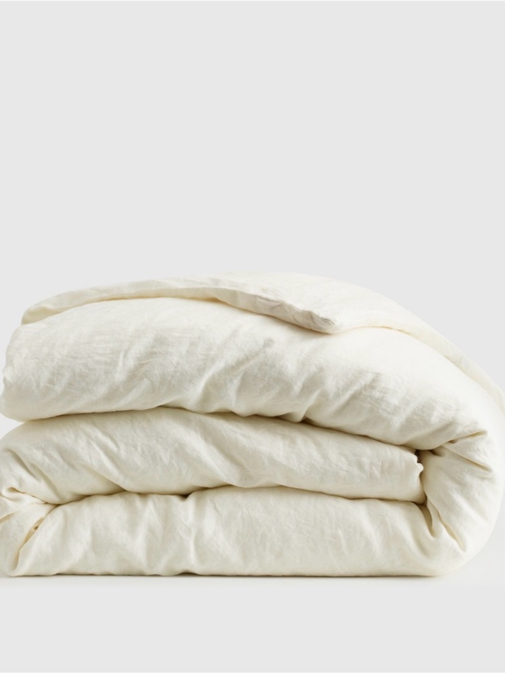 NEW QUINCE European Linen Duvet Cover - Queen. - Ivory $164 -  PRICED TO SELL